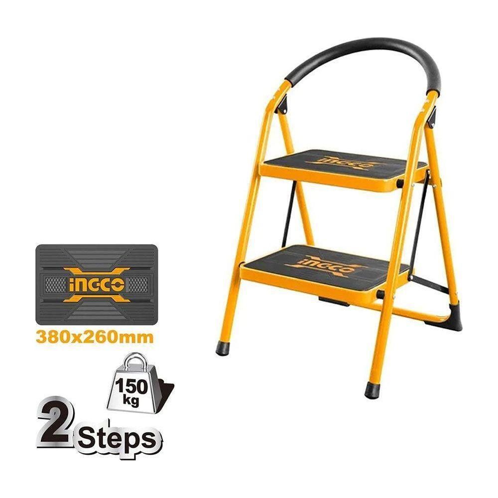Ingco HLAD09021 Steel Ladder 2 Steps - KHM Megatools Corp. Ingco HLAD09021 Steel Ladder 2 Steps - KHM Megatools Corp.